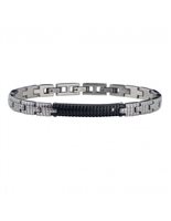 Bracciale Rosso Amante Uomo in Acciaio Diamante UBR440OI - UBR440OI